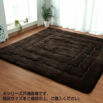 大判ふっくら敷きカーペット 大判 『大判ドーク』 ブラウン 約220x300cm 5996959