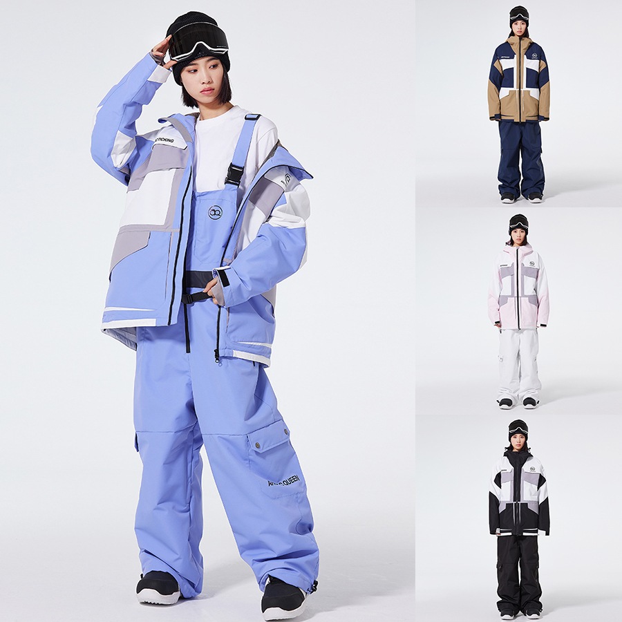 スノーボードウェア 上下セット レディース メンズ スキーウェア スノボウェア ジャケット アウター パーカー ロングパンツ 男女兼用 防水 防寒
