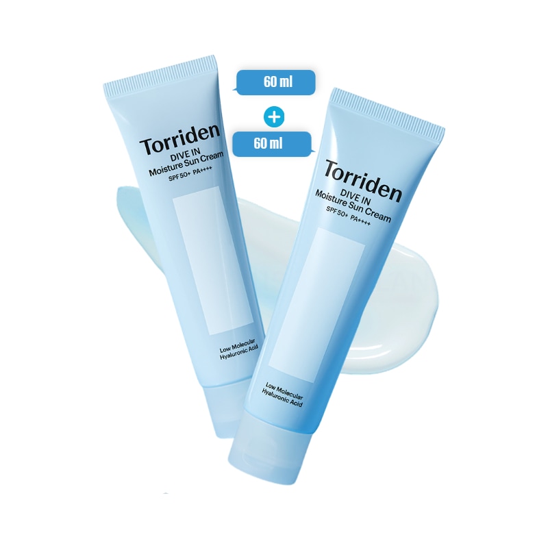 [2個セット] ダイブイン ウォータリー モイスチャー サンクリーム, 60 ml + 60 ml, SPF50+ PA++++