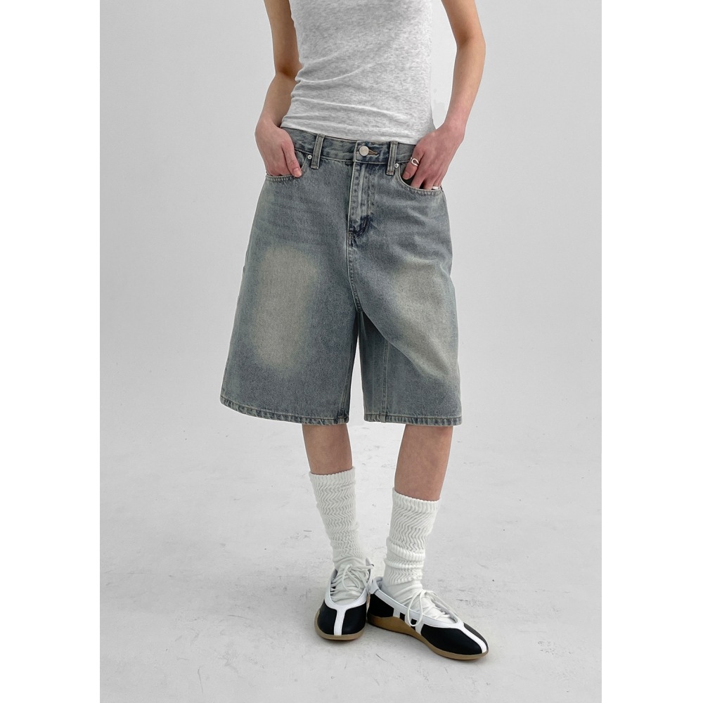 ブラックアップ [春新品] [MADE] イノカーペンダーバミューダデニムパンツ