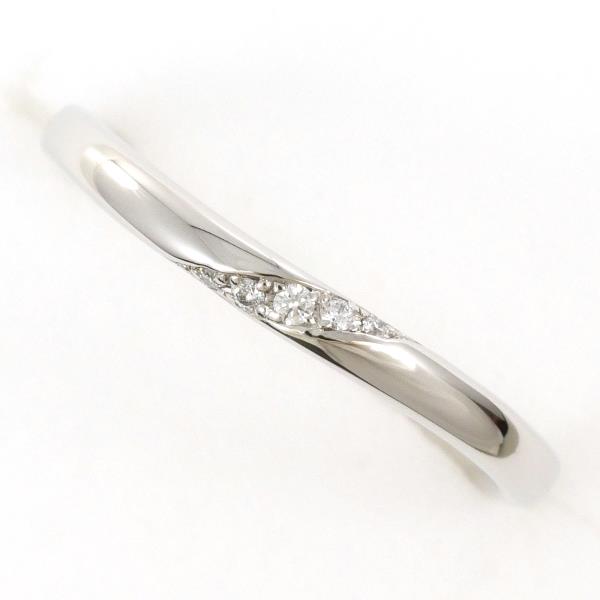 アイプリモ PT950 リング 指輪 9号 ダイヤ 0.01 総重量約2.7g ジュエリー 中古