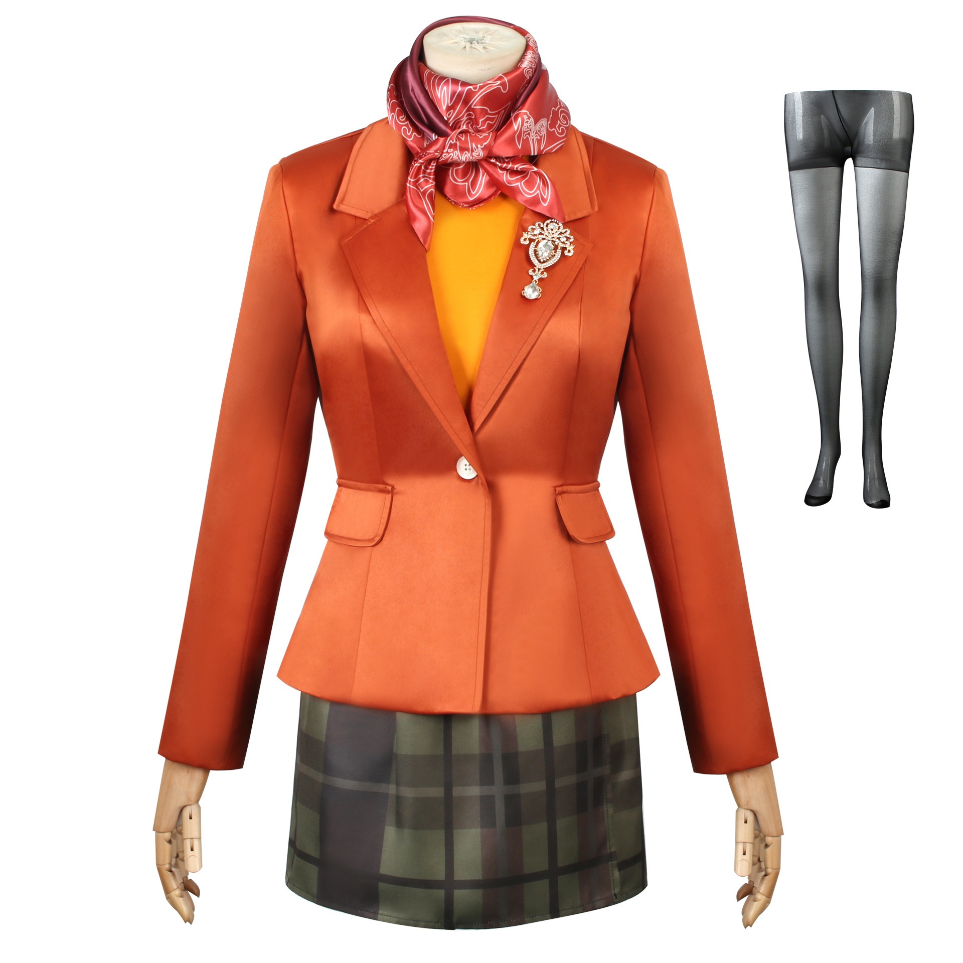 【人気爆売れ】バイオハザード4重製版アシュリーコスプレグラハムashley Cos服ユニフォームスカート