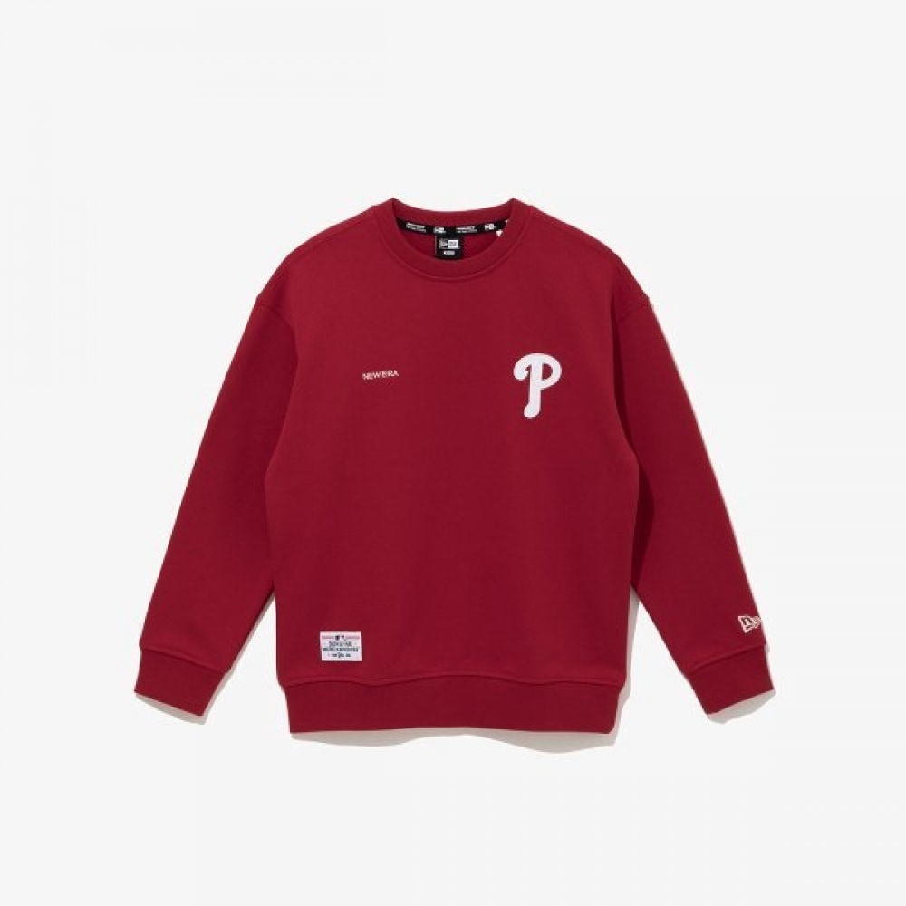 MLB キッズ フィラデルフィア フィリーズ チーム ロゴ スウェットシャツ レッド