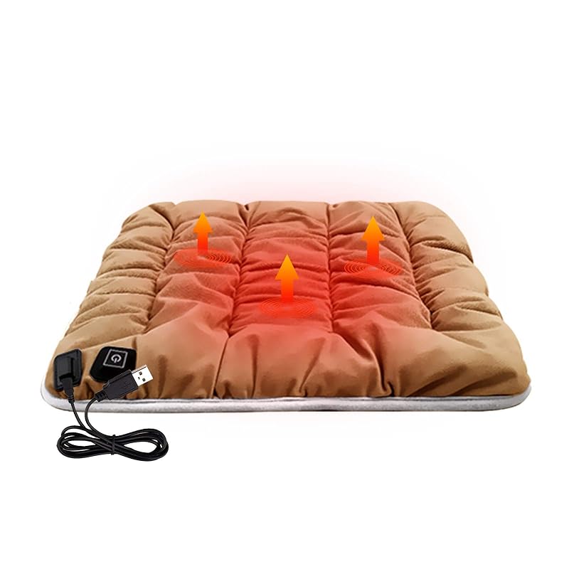 ホットマット 38℃45℃60℃ 45*45cm 電気 座布団 椅子用 ヒーター クッション シート 5秒快熱 滑り止め 省エネ デスク リビング パーソナル暖房 一人用