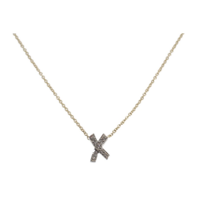 【Aランク】 グラフィティX ペンダント パロマピカソ ネックレス K18イエローゴールド Pt850プラチナ ゴールド レディース【ISEYA】 47,880円