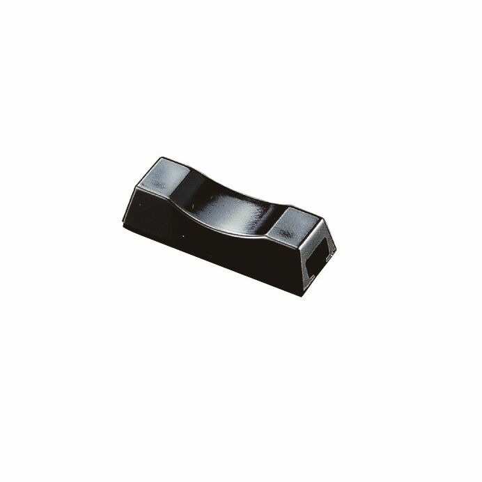 （まとめ買い）カンダ C10-981箸置き 四角用 黒 100個入 [x3]