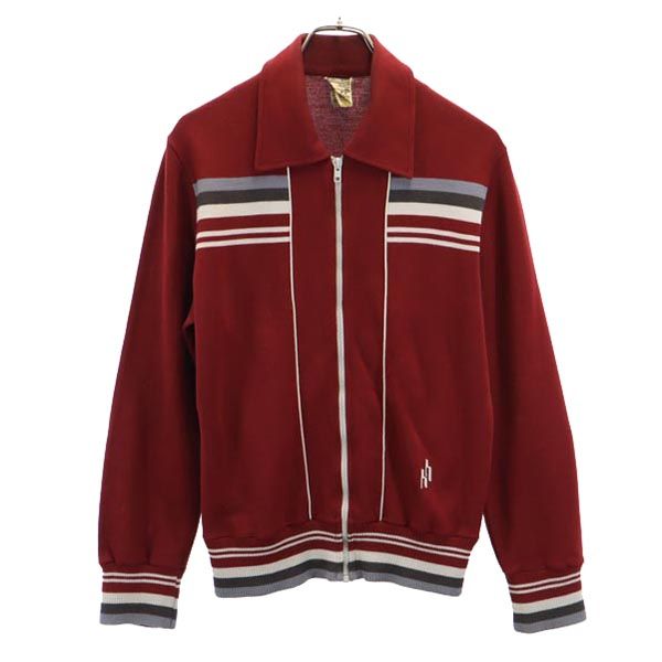 hipp hipp 80s 西ドイツ製 ヴィンテージ フルジップ ジャケット レッド系 CAYLOR メンズ