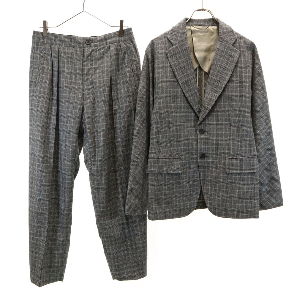レインメーカー 日本製 ウールブレンド スーツ 上下セットアップ 4 グレー RAINMAKER メンズ