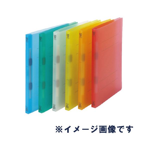 (まとめ）ビュートン フラットファイルPP オレンジ A4S FF-A4S-COR 10冊(×5セット)