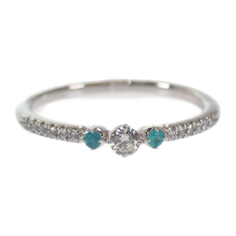 10号 リング Pt950プラチナ ダイヤモンド レディース【Aランク】