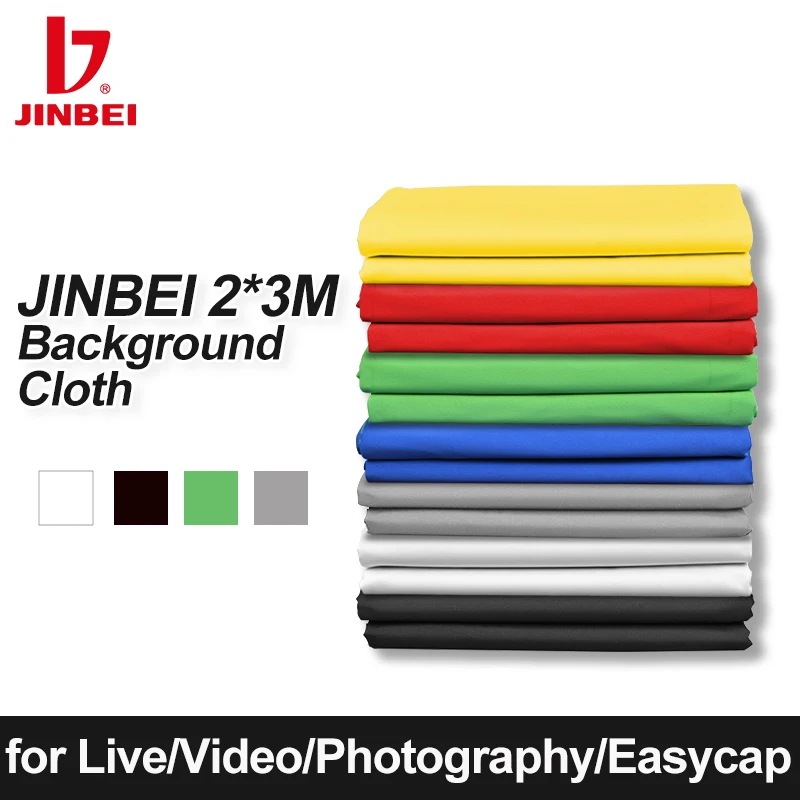 Jinbei-写真撮影用の背景,2x3m,写真スタジオ用の非常に滑らかな緑色のスクリーン