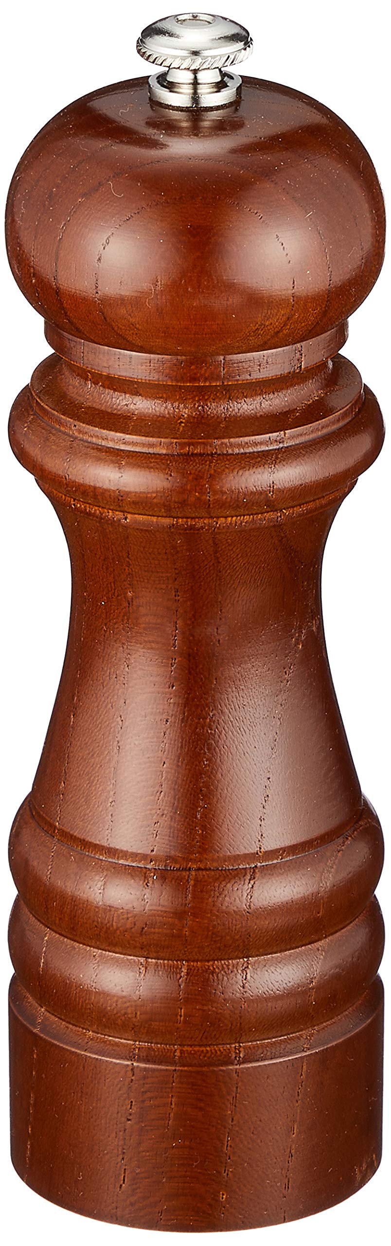 ソルトミル 岩塩挽き メーカー品番6105 直径×高さ(mm)50×160 錆に強いハイグレードステンレススチールを使用 ツマミ真鍮製 プロ用 業務用