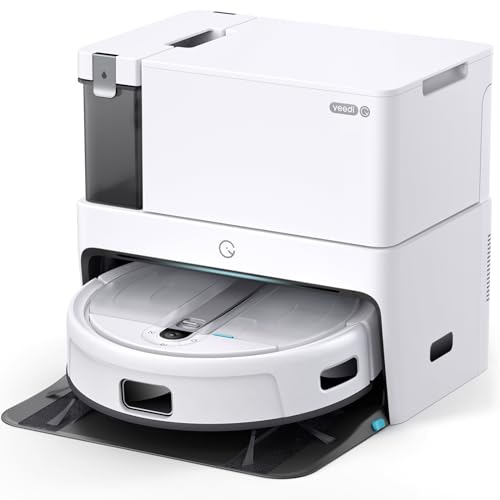 yeedi cube by ECOVACS(エコバックス）ロボット掃除機 吸引水拭き両用 5100Pa 強力吸引 自動ゴミ収集 水拭き対応 モップ自動洗浄 温風乾燥