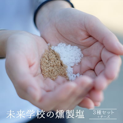 芸能人愛用のおすすめ最新情報 Qoo10] 高江未来学校 スモークチーズ+燻製塩 3 : 食品 塩および代用塩