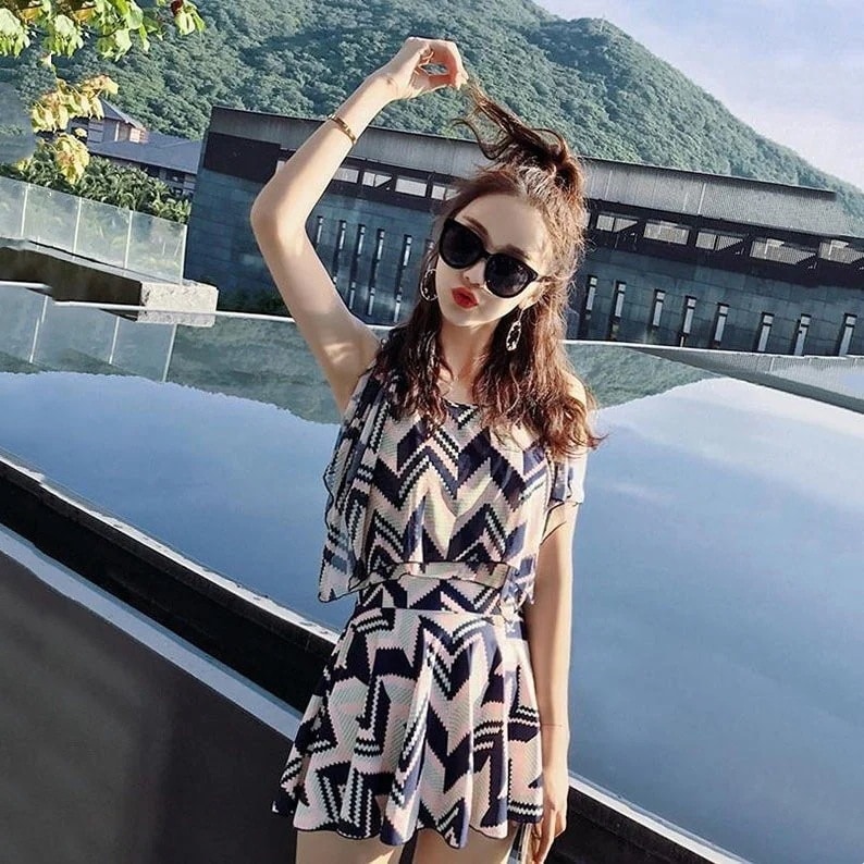 水着 レディース ワンピース水着 体型カバー 温泉 水泳 海 プール 川 オシャレ 可愛い セクシー