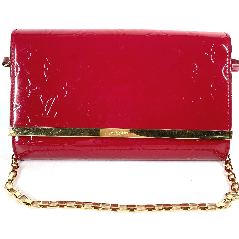 ショルダーバッグ M90092 クラッチアナ モノグラムヴェルニ 斜め掛け カバン 3WAYバッグ クラッチバッグ モノグラムヴェルニキャンバス ピンク