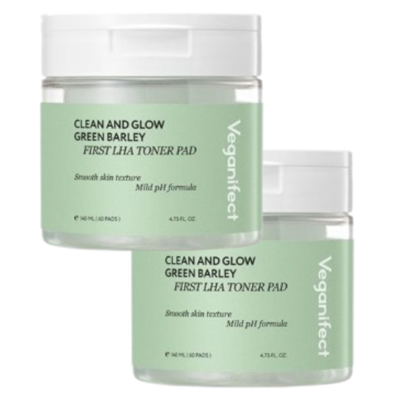 クリーンアンドグロー 青麦 ファースト LHA トナー パッド 60枚 2個