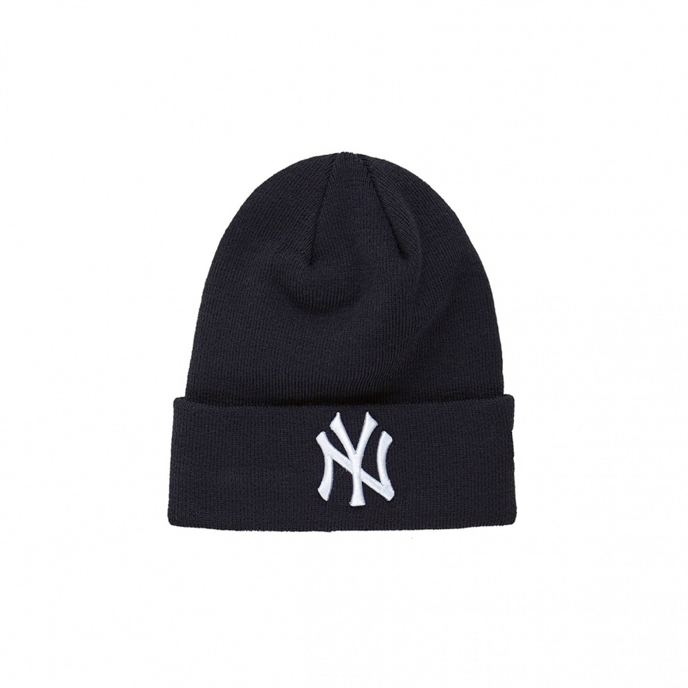 NEWERA MLBリーグベーシックカフニューヨークヤンキースビーニーネイビー/13946828