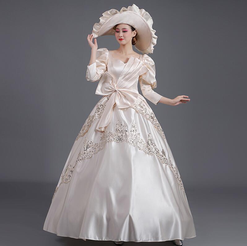 【早い者勝ちタイムセール】２点セット ドレス+３層パニエ 貴族ドレス ステージ衣装 舞台衣装 オペラ声楽 中世貴族風 お姫様ドレス 宮廷中世風 ドレス 貴族ドレス 中世ヨーロッパ ステージ衣装 オペラ