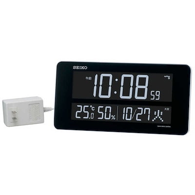 他サイト： セイコー 電波置き掛け兼用時計 シリーズC3 DL208Wの商品画像