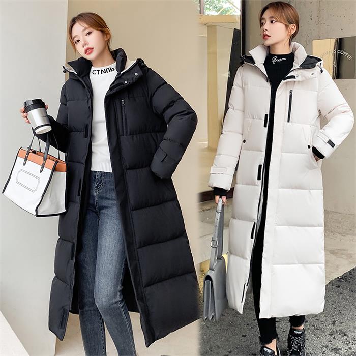 レディース ダウンジャケット 中綿コート キルティング あったか ロング 中綿ダウンコート 厚手 はっ水 防風防寒 冬物 アウター フード付き 防寒コート ホワイト 無地 長袖 ロングコート