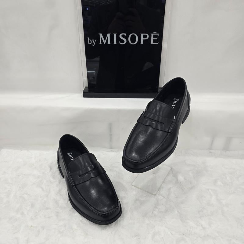 By 男性クラシックペニーローファー 122HT319SD201 BLACK 1 JJ