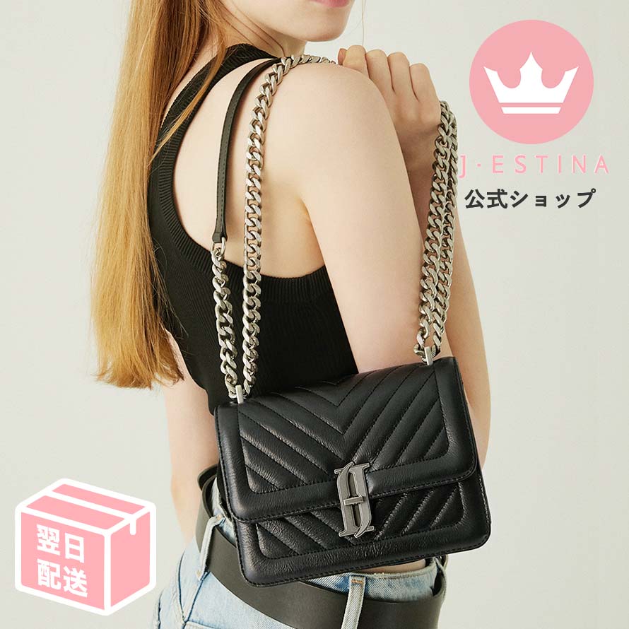最短翌日発送/JOELLE QUILTING ショルダーバッグ(SMチェーンショルダー/BLACK) 韓国ドラマ 韓国ファッション レディース アクセサ お歳暮記念日