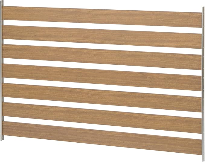 ー フェンス ホームEX アルミボーダーフェンス ライトブラウン 目隠し 庭 ガーデン 耐久性のあるアルミ製 アルミニウム HEX-FE790LB