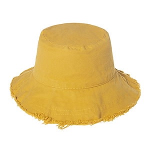漁夫の帽子の純粋な色の毛の辺のバケツの帽子夏の戸外でたたんで盆の帽子を取ることができる女性の原宿の帽