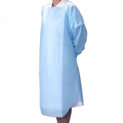 竹虎ビニールエプロン 袖つき L ブルー 1枚入×50袋 076394 8,174円