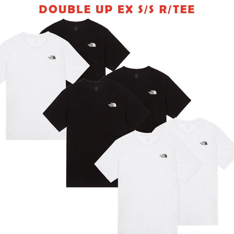 韓国正規品保証 関税負担なし NT7UR37A DOUBLE UP EX S/S R/TEE デイリー 基本 着装 男子 女子 人気 韓国 ファッション 男女共用 アウトドア