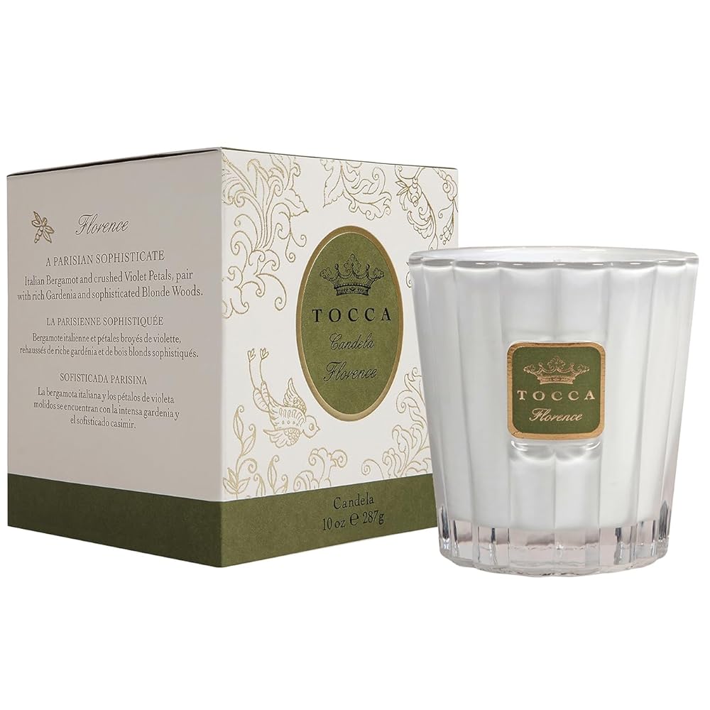 トッカ(TOCCA) キャンドル フローレンスの香り 約287g (ろうそく アロマキャンドル) プレゼント ギフト 贈り物 女性 男性 人気 お礼 お返し 送別 誕生日 母の日