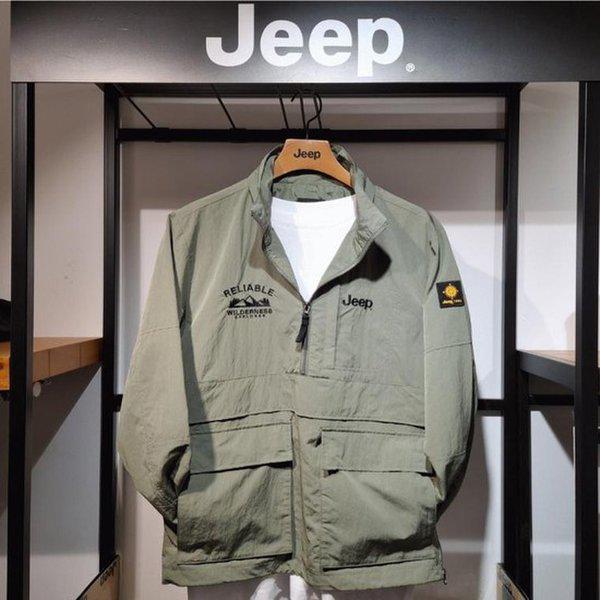 JEEP 男女共用 ハーフジップ アノラック ウインドブレーカー ジャンパー__A JN1JPU231_