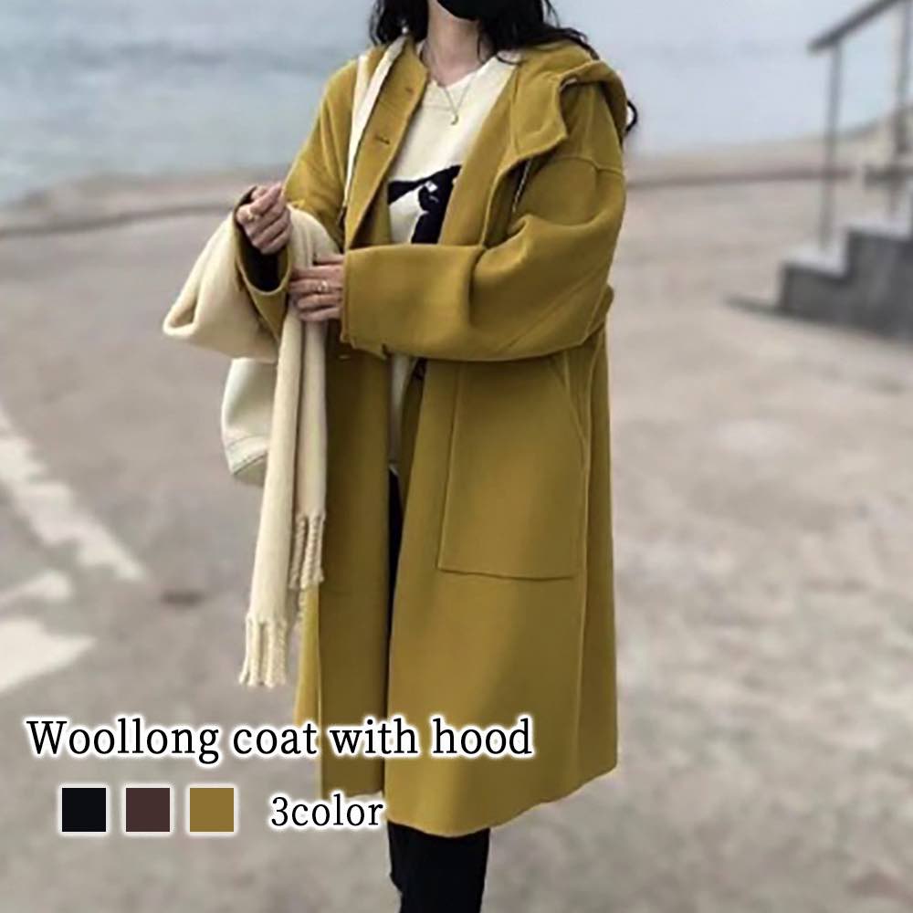 ポンチョ レディース フード付きウールロングコート 防寒 秋 フード ヨーロッパ 可愛い ストール 雨 毛布 暖かい 授乳 ケープ ウール 春 部屋着 冬 人気 アウトドア 大人 コート 綿 アウター