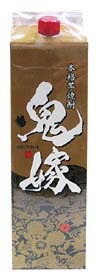 【送料無料】岩川醸造 鬼嫁 芋 25度 パック 1800m 1.8L6本/1ケース【北海道沖縄県東北四国九州地方は必ず送料が掛かります】