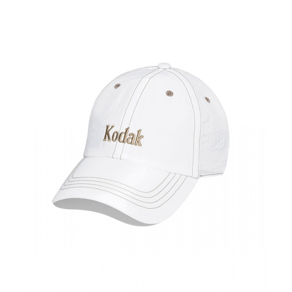 コダックナイロンロゴキャンプキャップアイボリー 8,143円