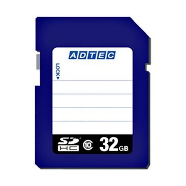 （まとめ）アドテック SDHCメモリカード32GB Class10 インデックスタイプ AD-SDTH32G/10 1枚5セット