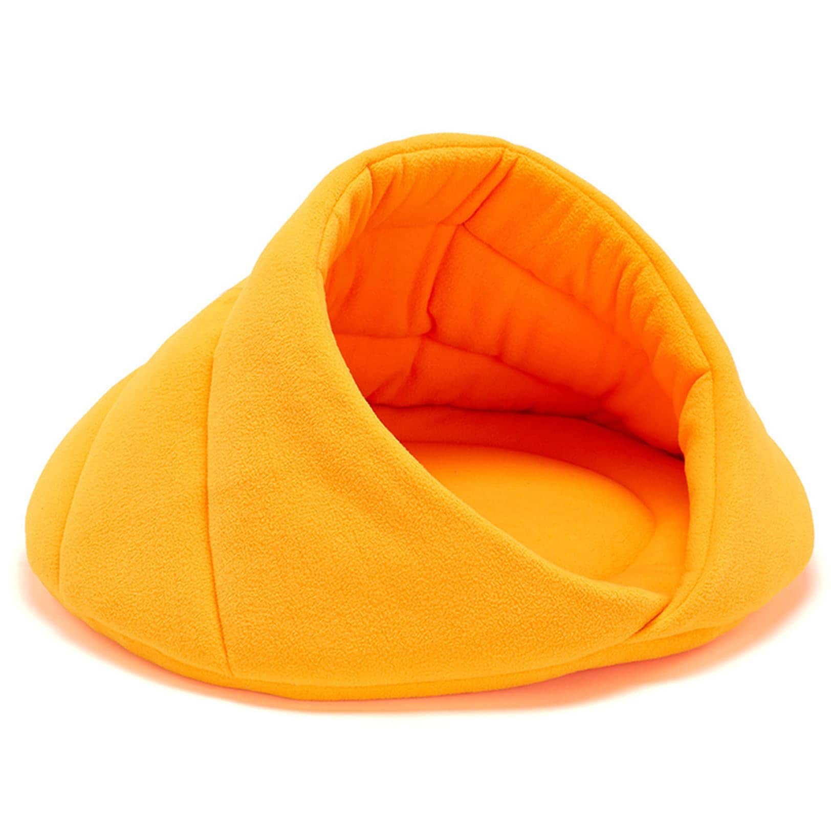 [JUI3N] ふわふわ 猫ベッド キャットハウス ドーム型 冬 ベージュ M かわいい 小型犬 猫 ベッド 隠れ家 暖かい 洗える ペットクッション 滑り止め 春夏秋冬 保温防寒 犬 猫 ハウス ペ