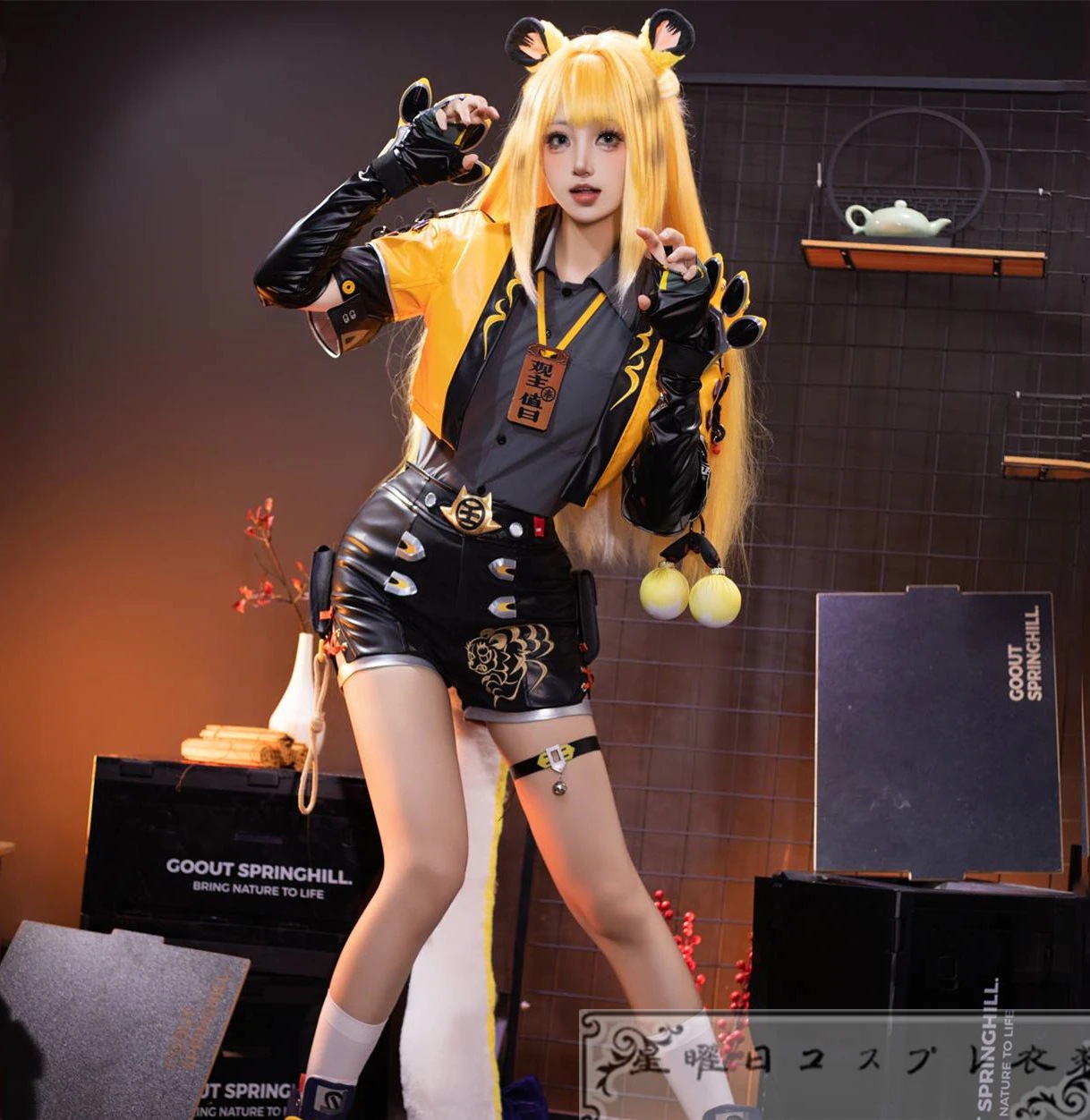 在庫品 ゼンレスゾーンゼロ ゼンゼロ ZZZ チーフーフー 橘福福 コスプレ衣装 コスチューム