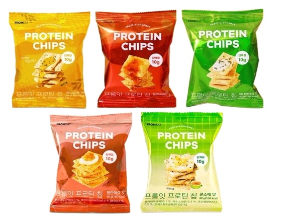 プロテインチップバラエティパック 40g ミックスフレーバー * 10個 / ダイエット / プロテイン / 韓国 お菓子