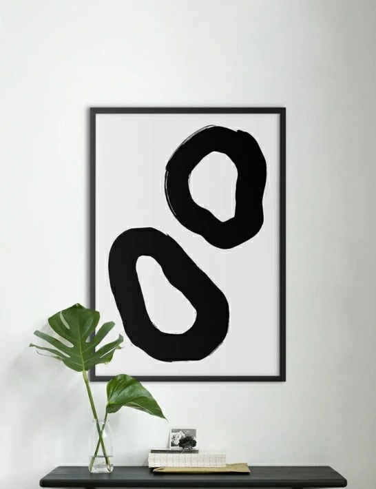 NOUROM INK CIRCLES SEPARATED アートプリント/ポスター