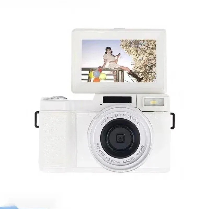 【限定セール】デジカメ デジタルカメラ 小型 4K 5000万画素 高画質 大画面3.0インチ 4倍デジタルズーム 携帯便利 多機能 録画 自撮り デジタルカメラ 写真撮影