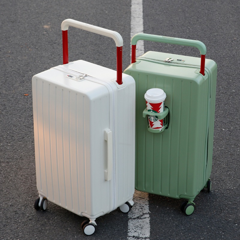 ワイドトロリースーツケースユニバーサルホイール新しい20インチキャビンスーツケース小型軽量旅行パスワードトロリースーツケースメンズ24