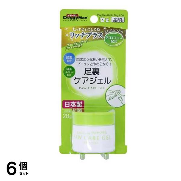 ドギーマン Kireiにしてねリッチプラス 足裏ケアジェル 28g 6個セット