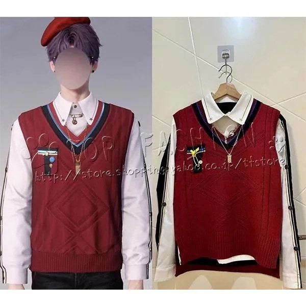 恋と深空 ホムラ セーター シャツ ネックレス コスプレ衣装 cosplay コスチューム ハロウィン クリスマス