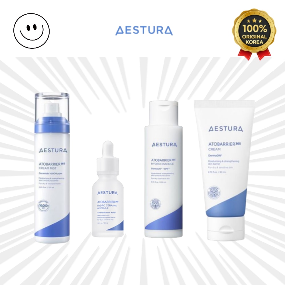 [4点セット] アトバリア365クリームミスト120ml+速水分アンプル30ml+ハイドロエッセンス200ml+クリーム80ml