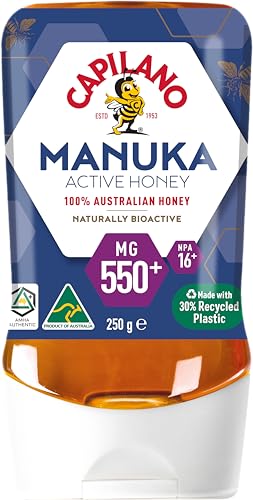 Capilano カピラーノアクティブマヌカハニーMG550* 250g100％オーストラリア産