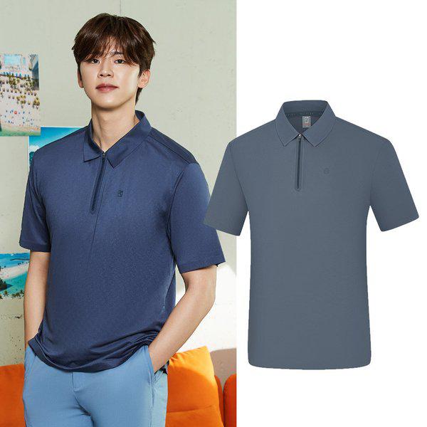 メンズ夏パワードライカラー半袖Tシャツ セイント(男) KWT4967M