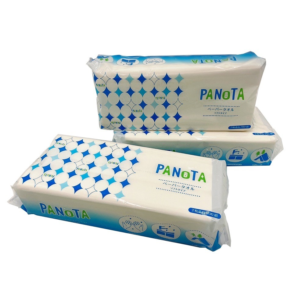 ハンドタオル ペーパータオル 田子浦パルプ PANOTA200W X30パック