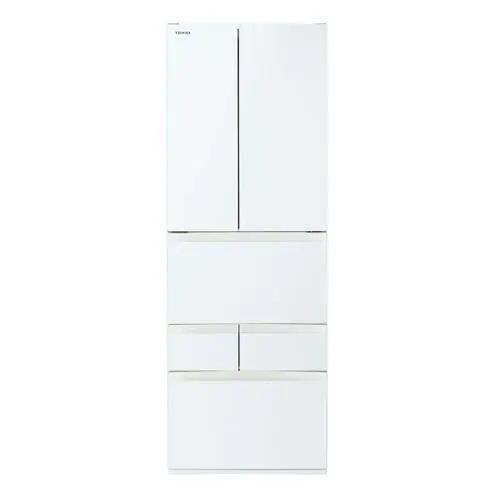 【無料長期保証】東芝 冷蔵庫 462L 観音開き 6ドア 幅65cm 新鮮摘みたて野菜室 解凍モード とってもエコ GR-A460FH(EW) ホワイト系